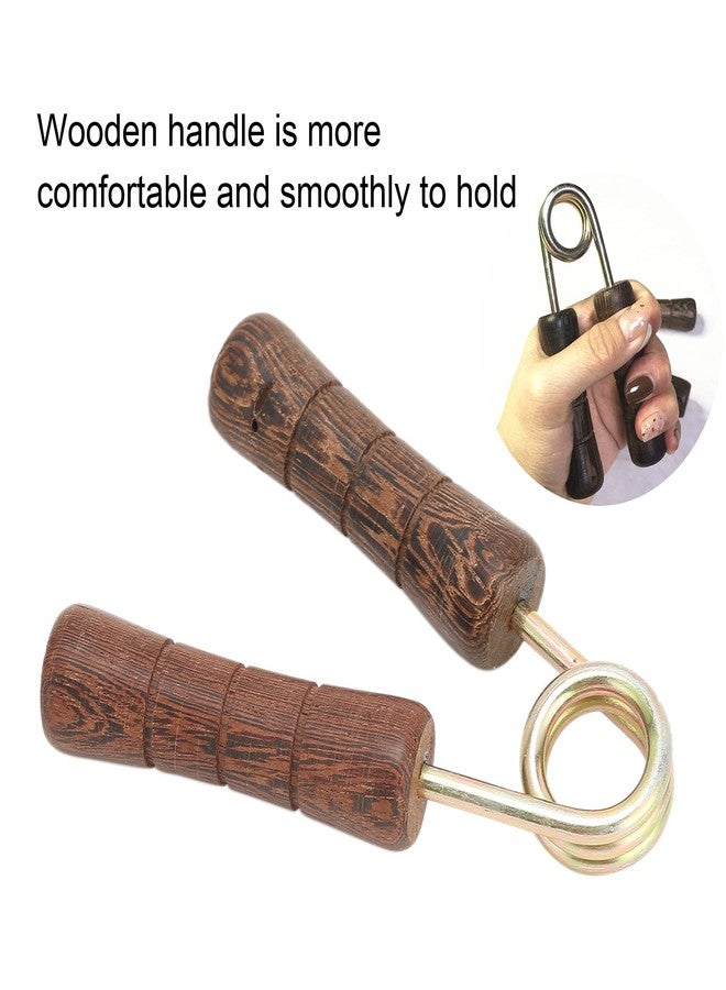 Agatige Hand Grip Strengthener, Wood Grip Strength Trainer Wrist Forearm Hand Exerciser Home Gym for Quickly Increasing Wrist Forearm and Finger Strength - Image 4