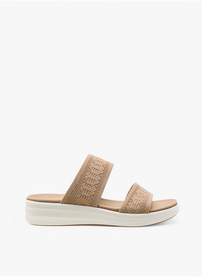 Le Confort Women's Flyknit Texture Slip-On Sandals  - Image 3