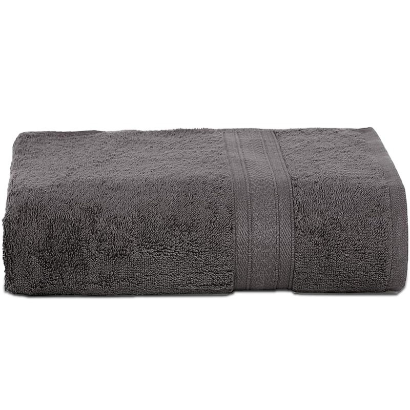 Ambra Linens 500 GSM Highly Absorbent Towel 100 Cotton Soft and Plush All Seasons Use Large Everyday Use Durable 1 Piece of Bath Towel Solid Grey - Image 1