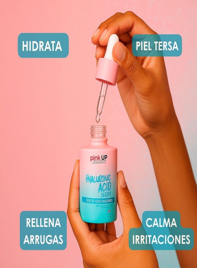PINK UP, Hyaluronic Acid Serum| Hyaluronic Acid| Face Serum| Deep hydration to facial skin| Minimizes expression lines| Dalays the sings of aging | Model PKSK07 - Image 2