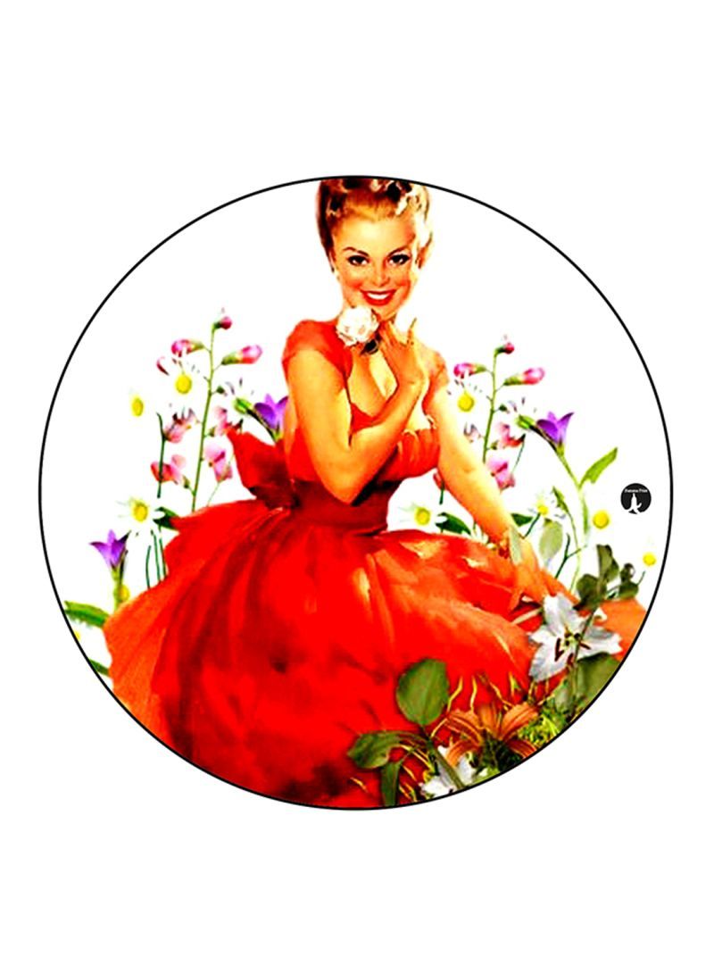 RKN Vintage Art Printed Fridge Magnet Multicolour - Image 2