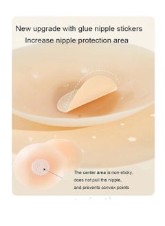 SYOSI With breathable pores silicone nipple covers 1 pairs women reusable adhesive invisible pasties nippleless covers  - Image 4
