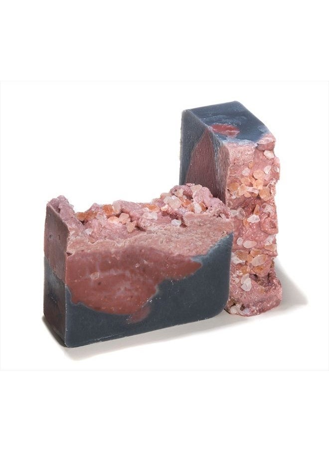 Falls River Soap Company - Bamboo Charcoal, Himalayan Pink Salt Soap Bar (4Oz) - Oily skin Acne treatment Handmade Soap, Essential Oils- Organic Natural by Falls River Soap Company - Image 1