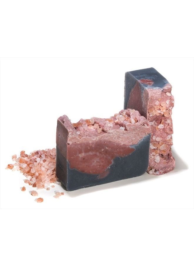 Falls River Soap Company - Bamboo Charcoal, Himalayan Pink Salt Soap Bar (4Oz) - Oily skin Acne treatment Handmade Soap, Essential Oils- Organic Natural by Falls River Soap Company - Image 1