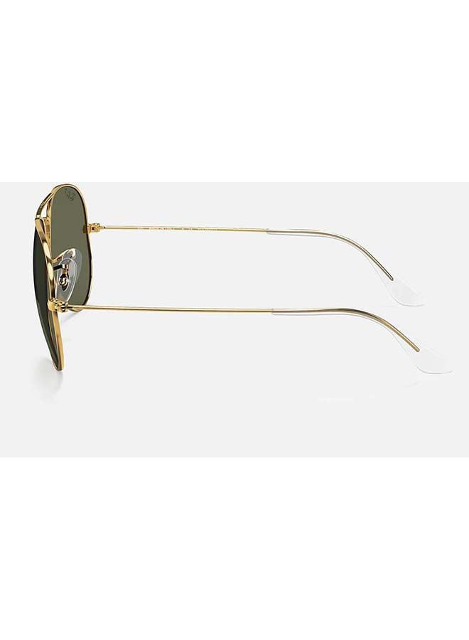 Ray-Ban Unisex Polarized Aviator Sunglasses - 0RB3025 - Lens Size: 58 mm - Gold - Image 3