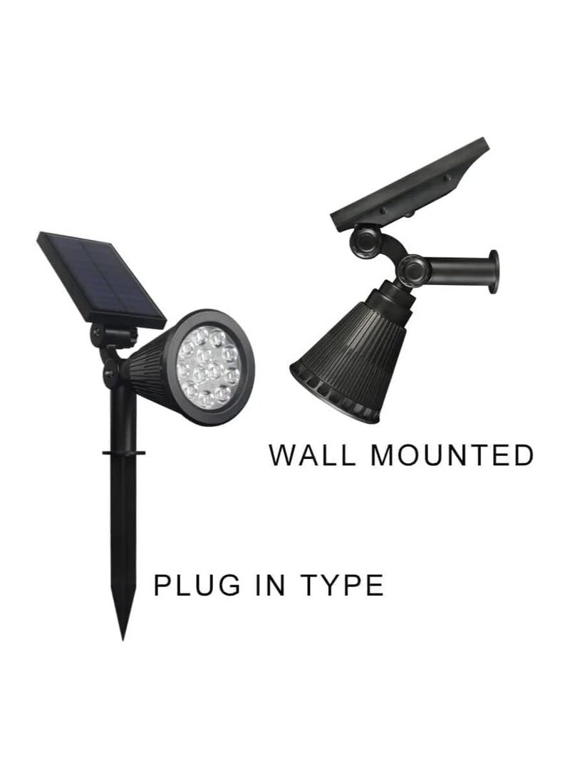 Generic LED Outdoor Solar Garden Light 12LED Waterproof Solar Garden Light Decor Your Home & Garden (2PC,Pack) (WARM WHITE)  - Image 2