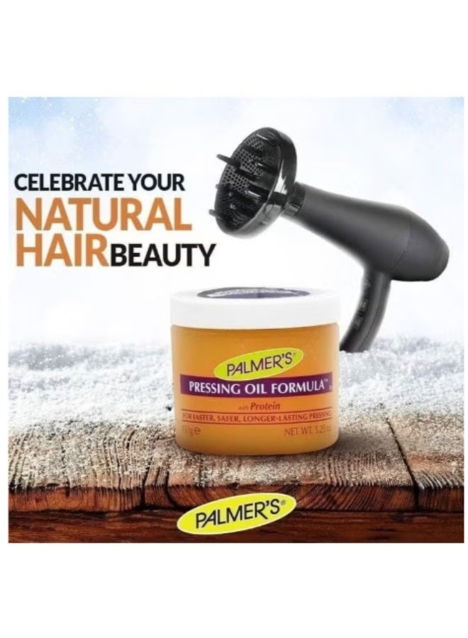 بالمرز بريسنج - مثالية لمكواة الشعر المسطحة ومكواة الحرير لكوي الشعر غني بالبروتين  حماية عالية من الحرارة ولمعان - عبوة (150 جرام) - Image 2