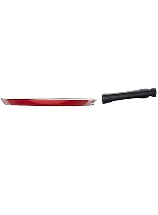 Redific Dosatawa Stovekraft 26 Cm Basics Aluminium Non Stick, 260 mm,Non Induction Base Tawa, Red - Image 4