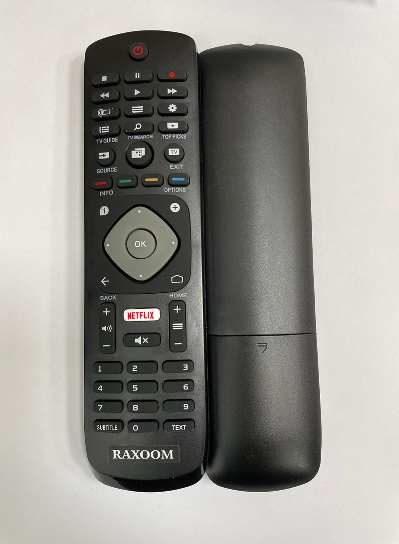Raxoom Remote Control For Philips Lcd Led Plasma Smart Tv Black - Image 1