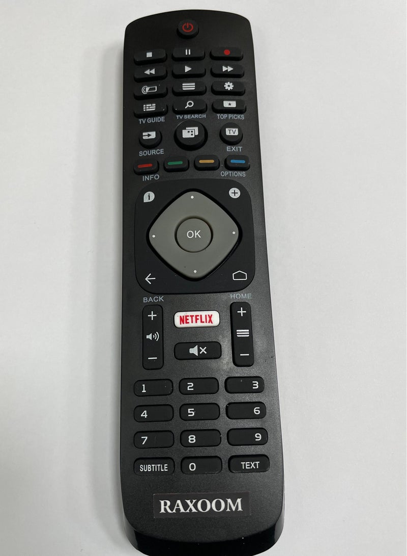 Raxoom Remote Control For Philips Lcd Led Plasma Smart Tv Black - Image 2