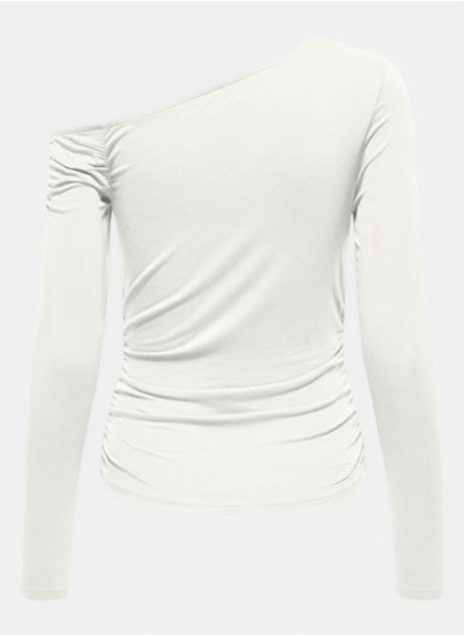 ONLY - Onlfelina L/S Cold Shoulder Top Jrs - Image 1