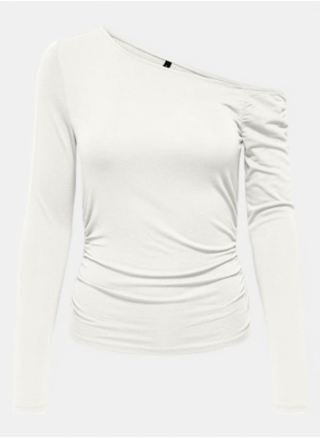 ONLY - Onlfelina L/S Cold Shoulder Top Jrs - Image 1