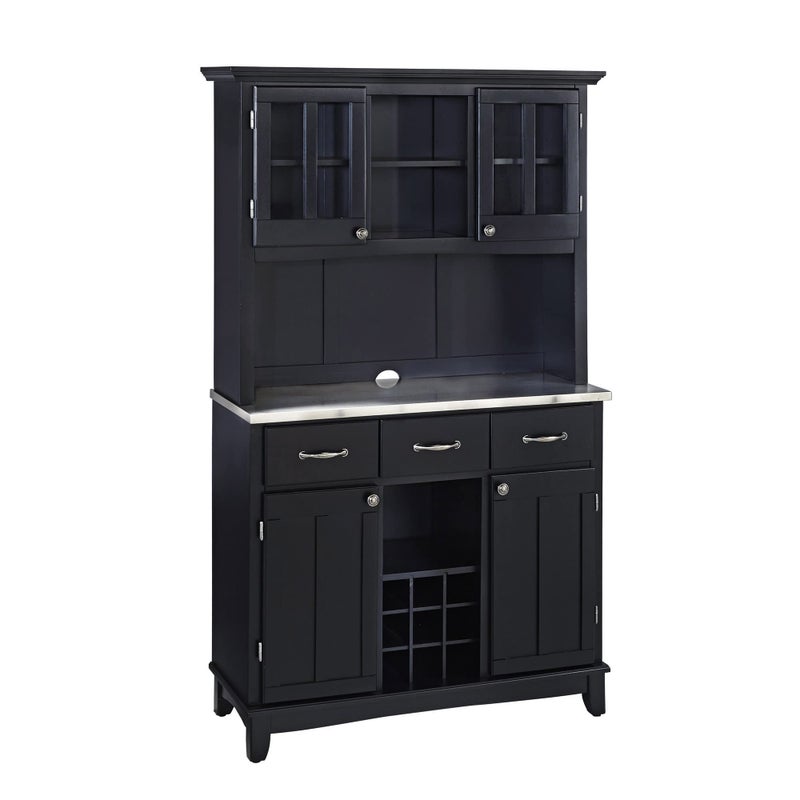 Home Styles homestyles Server sideboardsbuffetscredenzas Hutch Black 