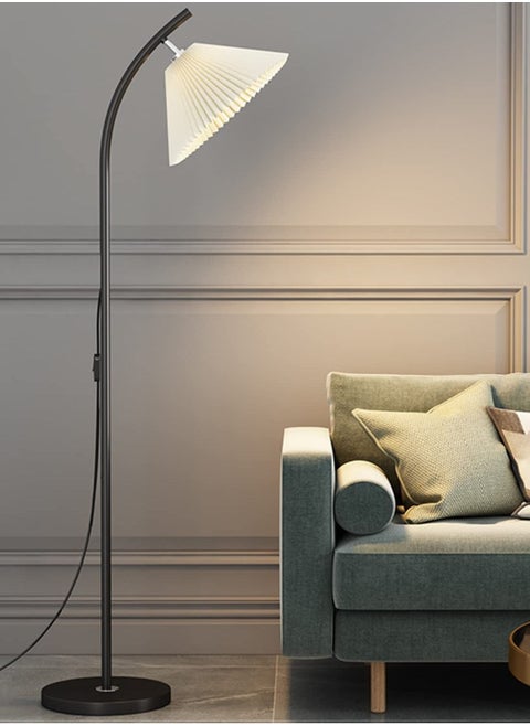 Arc Floor Lamp, Living Room Pole Lighting, 3 Colors Brightness Work Lamp Modern Tall Standing Hanging Light for Living Room Bedroom Reading 158x34 cm