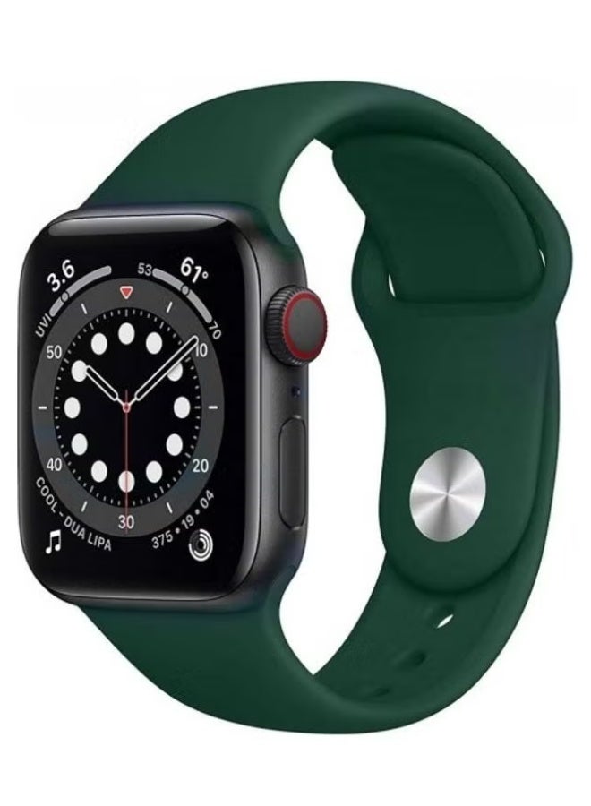 T500 Smartwatch T500 Model with Green Band - Image 1