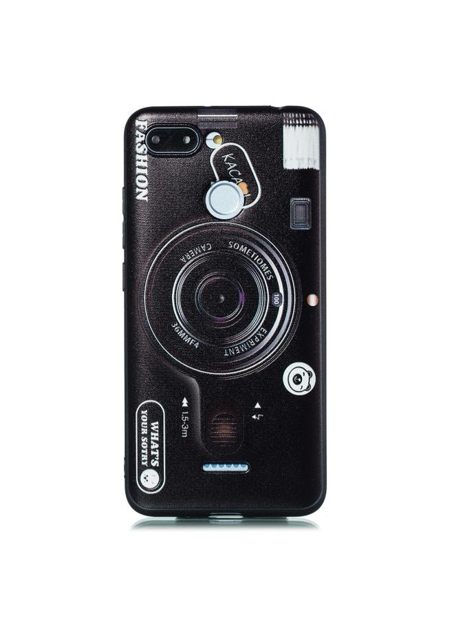 BGM - Case Cover For Xiaomi Redmi 6 / Redmi 6A Shockproof Soft TPU Protective Case Camera Pattern - Image 1