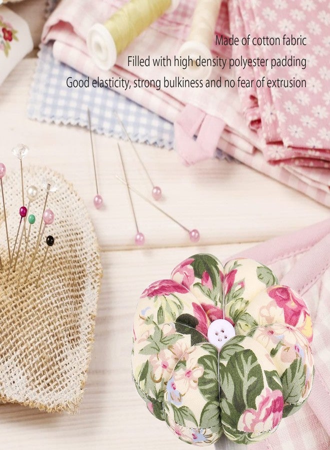 جيكتسي وسادة دبوس الخياطة، وسادة دبوس المعصم وسادة اليقطين الإبداعية مع حزام معصم مرن، استخدام مزدوج الجانبين، دمية قابلة للارتداء، لتحرير اليدين أثناء الخياطة (D) - Image 3