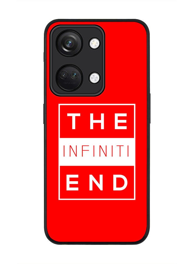 Stylizedd Rugged Black edge case for ONEPLUS NORD 3 5G / OnePlus Ace 2V, Slim fit Soft Case Flexible Rubber Edges Anti Drop TPU Gel Thin Cover -  The infinite end - Image 1