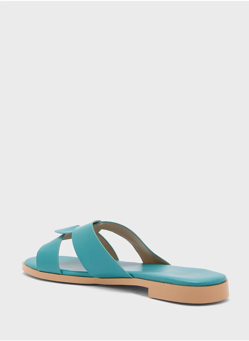 Khizana Interwoven Strap Flat Sandal