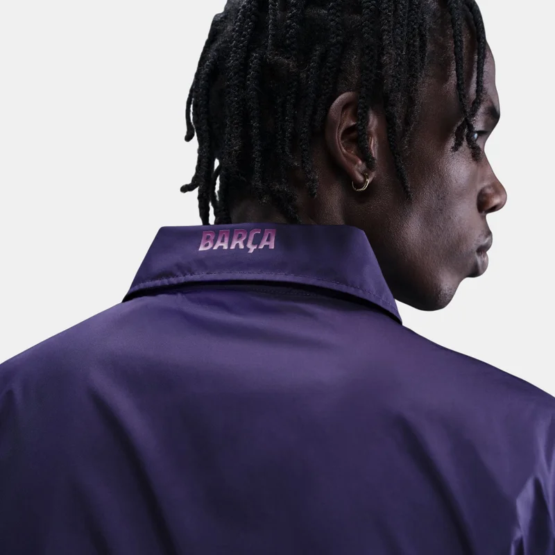 Nike Purple Men's FC Barcelona Coaches' Jacket for Men | Best Price UAE