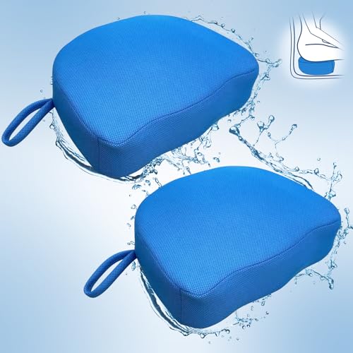 SPVIKISGO Hot Tub Booster Seat for Adults, Quick-Drying Portable Cushion with Weighted Module for Quick Sinking, Suitable for Hot Tub Booster Seat, Inflatable Hot Tub, Pool (2 Pack Blue) - Image 1
