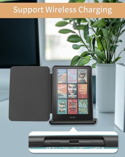 WALNEW Case for 7-inch Kindle Paperwhite 12th Gen 2024 and Colorsoft Signature Edition, Premium PU Leather Protective Cover for Kindle Paperwhite, Auto Wake/Sleep - Image 5