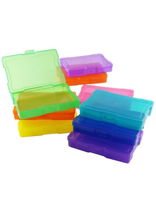 Recollections Photo Box and Craft Keeper, Multicolor – Clear Photo Storage Box Includes 16 Mini Colorful Cases - Image 5