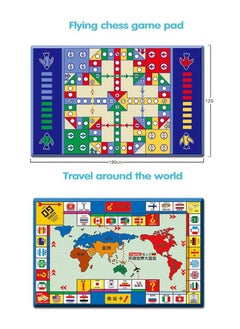 Super sized double-sided 2-in-1 flying chess+Monopoly Weng crawling mat adult party parent-child puzzle game mat toy - pzsku/Z616A729412C868A26663Z/45/_/1721834786/8541ee15-4e37-4bbc-a1ac-ea6641154566