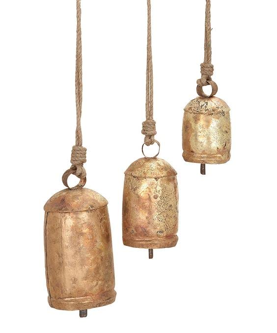Adikala Handmade Kutch Copper Bells Filled Your Home with Positive Energy | Decoration | Christmas Decoration | Copper Bell for Craft | Handmade Bell Small 2. INCH_(Set of 2) - Image 5