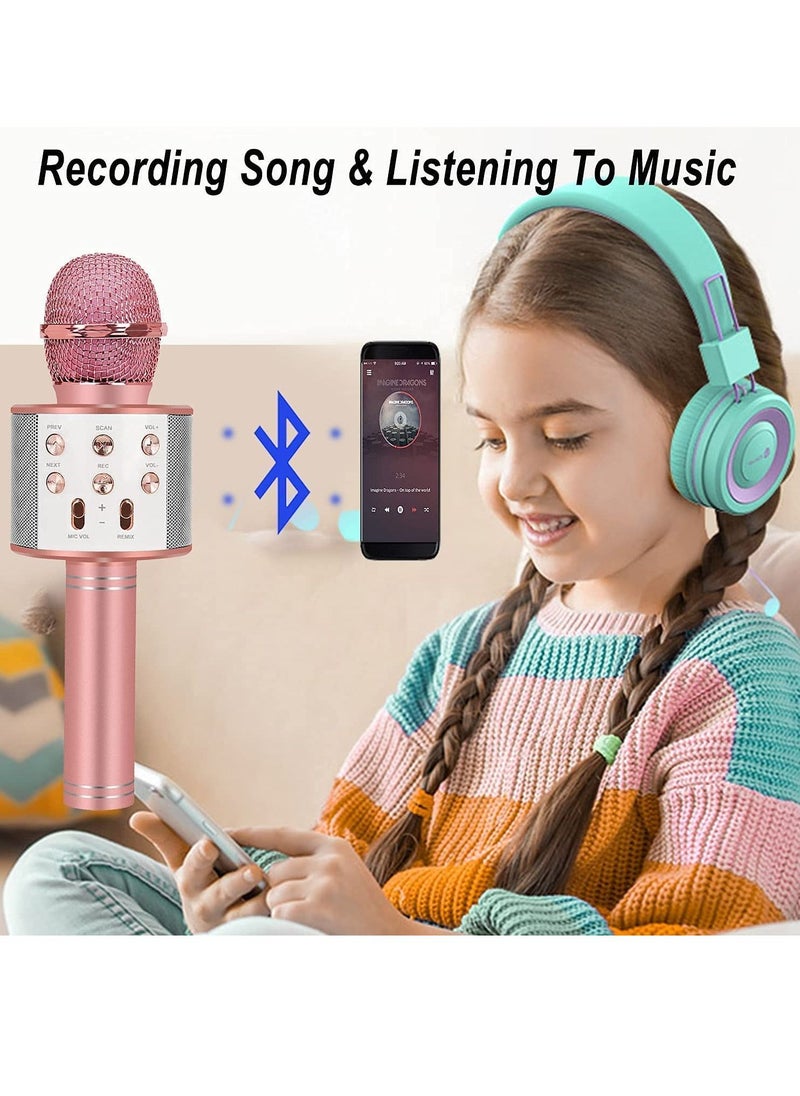 Generic Microphone Karaoke Kids Toys for 4-10 Year Old Girls Karaoke Microphone Kids Birthday Gifts for Kids Toddler  - Image 4