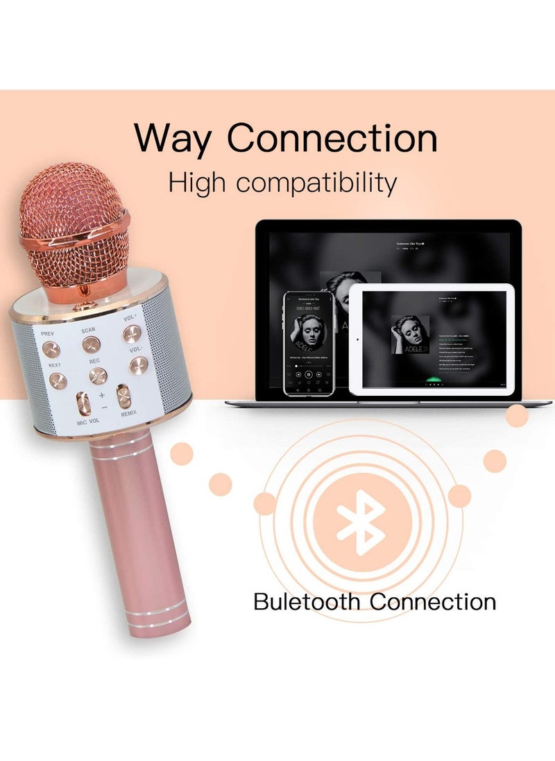 Generic Microphone Karaoke Kids Toys for 4-10 Year Old Girls Karaoke Microphone Kids Birthday Gifts for Kids Toddler  - Image 3