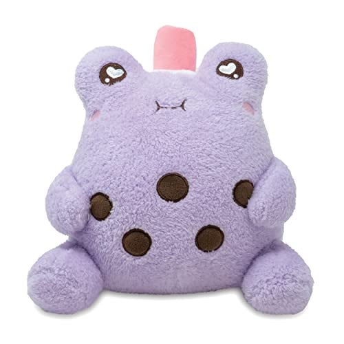 Cuddle Barn PlushGoals Boba Wawa Super Soft Cute Kawaii Froggie Dressed As Bubble Tea Collectible Stuffed Animal Plush Toy 9 inches - Image 1