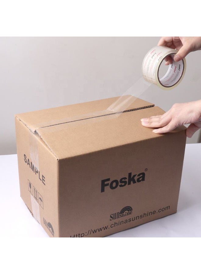 FOSKA Clear Bopp Tape 100Mx48mm - Image 2