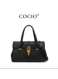 COCIO 2024 Boston Pillow Bag Fashionable Womens HandbagBlack Black