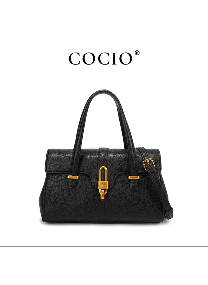 Generic - COCIO 2024 Boston Pillow Bag Fashionable Womens HandbagBlack Black - Image 1