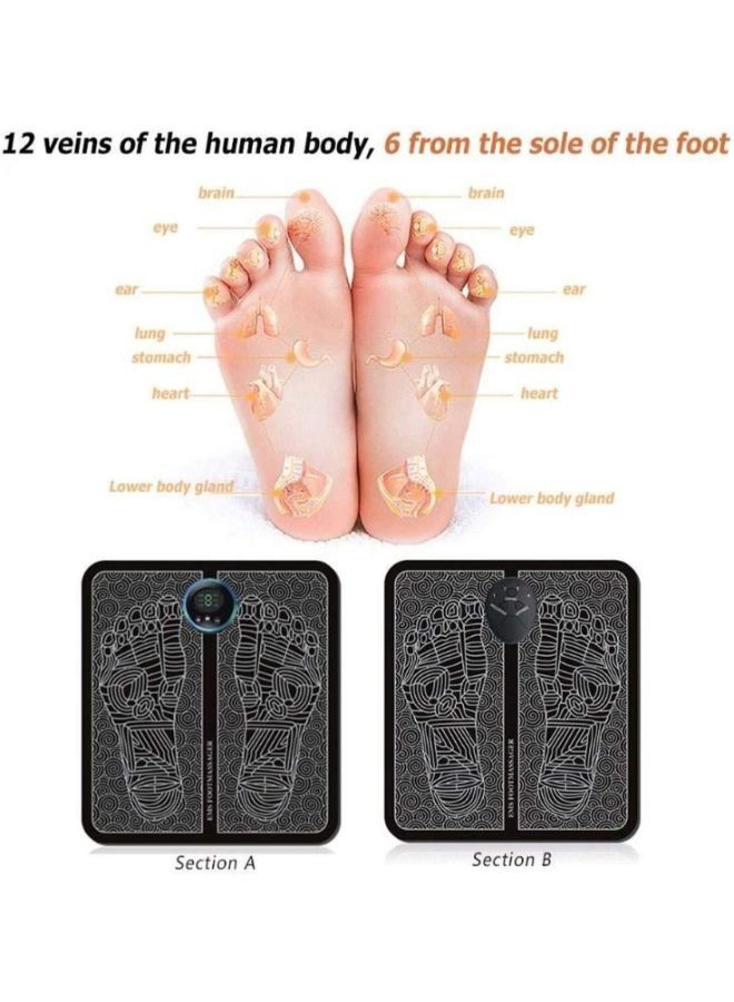 Electric EMS Foot Muscle Massage-Pulse Relaxation Massager Mat - Image 4