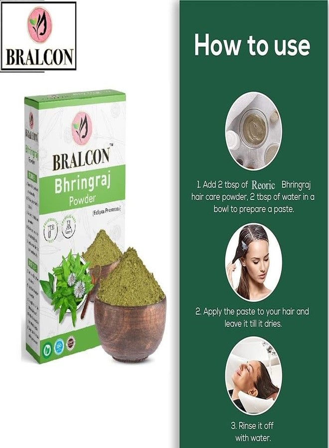 برالكون مسحوق برالكون برينجراج | مسحوق برينجراج نقي وطبيعي 100% لنمو الشعر | تغذية البشرة والشعر | عبوة واحدة | 100 غرام - Image 4