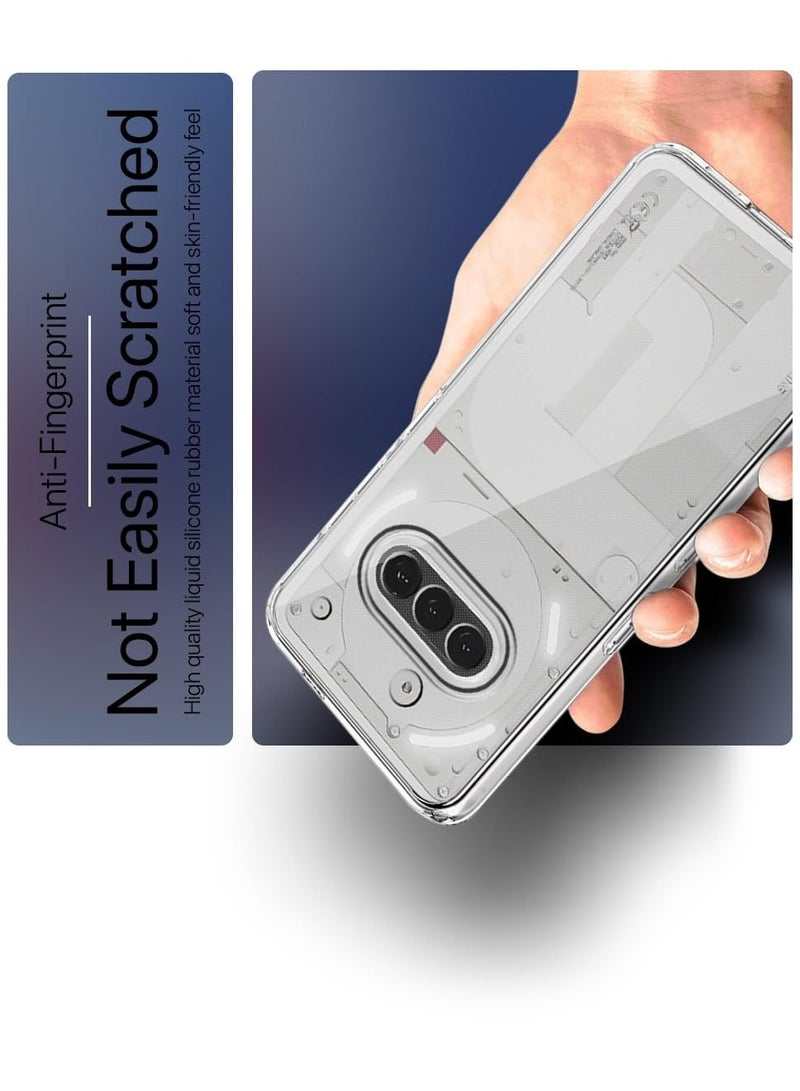 Crystal Clear Back Cover Case for Nothing Phone 3a 5G 360 Degree Protection Shock Proof Design Transparent Back Cover Case for Nothing Phone 3a 5G - Image 5
