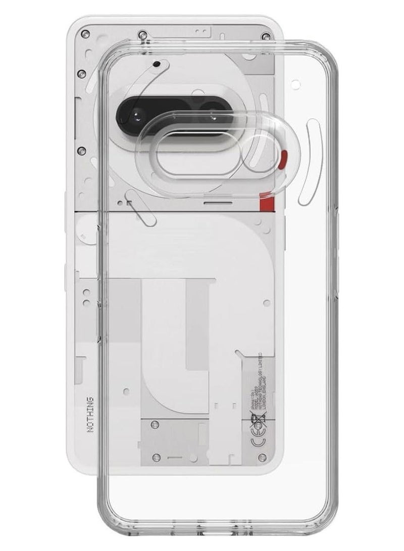 غطاء خلفي شفاف للغاية لهاتف Nothing Phone 3a Pro 5G، حماية 360 درجة، تصميم مقاوم للصدمات، غطاء خلفي شفاف لهاتف Nothing Phone 3a Pro 5G - Image 1