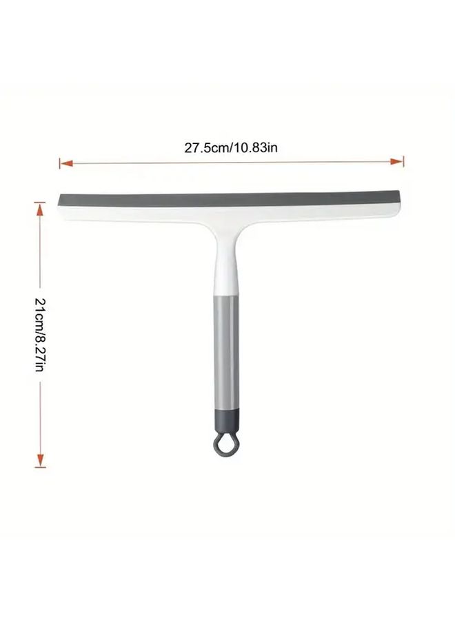 Grey Multi-Functional Plastic Scraper for Shower Glass Window Cleaning Tool - Image 4