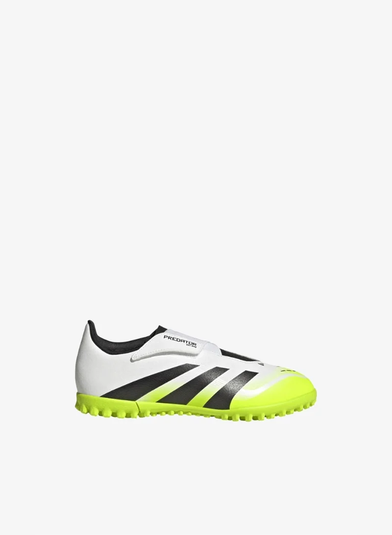 adidas حذاء كرة قدم للأطفال بريداتور كلوب فيل تي إف جيه يو أبيض