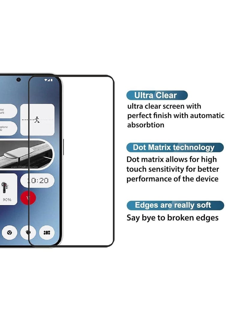 Screen Protector for Nothing Phone 2A Tempered Glass Screen Protector Anti Fingerprint Scratch Resistance Glass for Nothing Phone 2A - Image 3