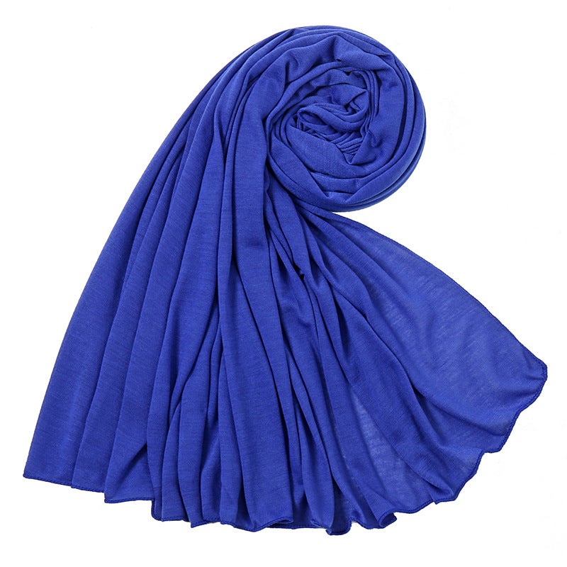 Solid Women's Jersey Long Scarf 180x80 cm - Image 1
