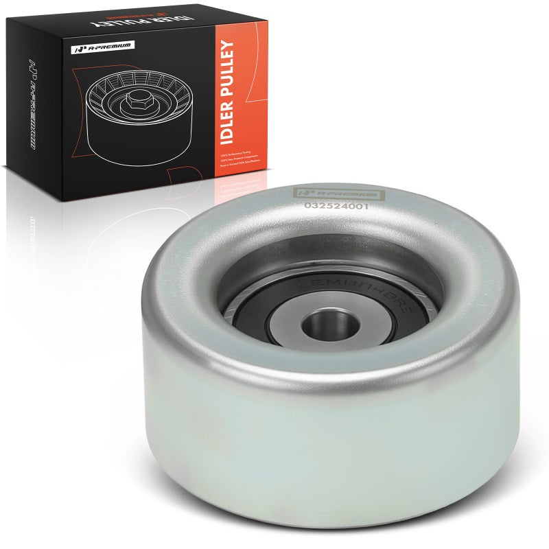 A-Premium APremium Belt Idler Pulley Compatible with Toyota Camry RAV4 Tacoma Highlander Tundra Sienna 4Runner Avalon Venza Lexus RX350 RX350L IS250 IS300 IS350 GS300 GS350 ES350 RC300 RC350