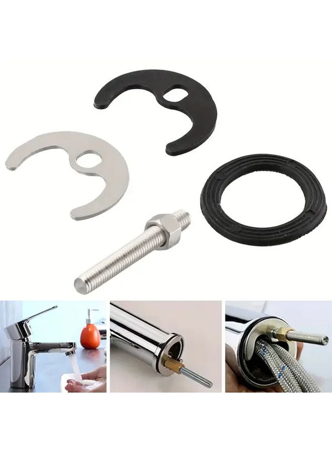 1 Set Faucet Fixing Kit With Bolt Washer Wrench Plate For Monobloc Sink Mixer Tap - Image 2