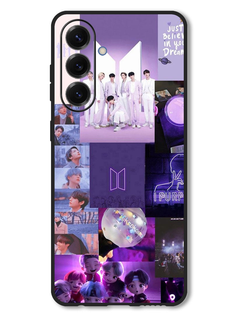 Theodor Case Compatible with Vivo V50 Protection Shockproof Bumper Cover BTS collage - Image 1