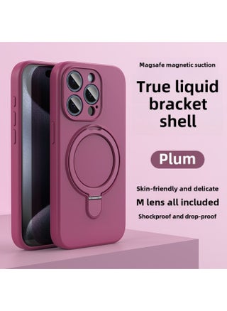 Apple 16 Mobile Phone Case Magsafe Bracket Magnetic 15promax Liquid Silicone IPhone14 Protective Cover Soft-Color:Plum Stand Model With Packaging-Applicable Models:iPhone14 - pzsku/Z616B1700E1027FB2FABEZ/45/1746207631/0dc99228-a7ac-48e4-9065-8b76392af82b