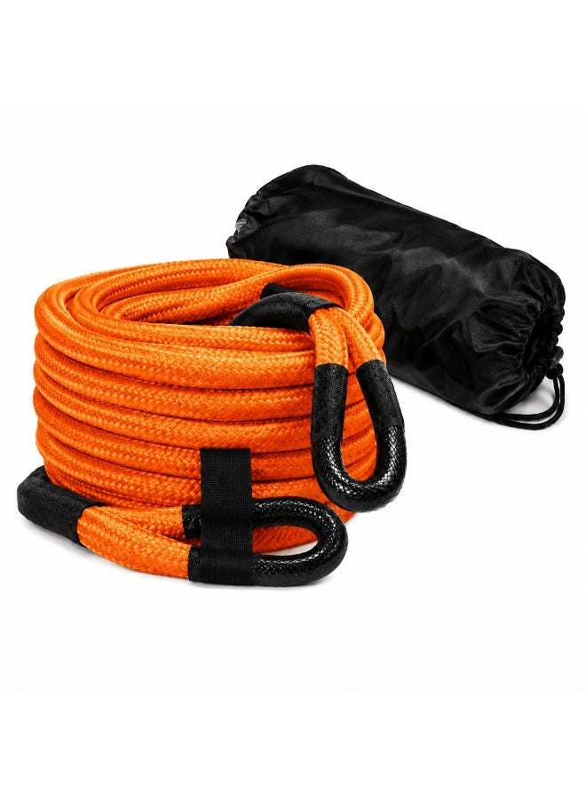 Toby's Toby’s 9 Meter 14 Ton Kinetic Recovery Rope – Heavy Duty Offroad Tow Belt with Hooks & Gloves, Thickened Anti-Break Towing Rope for Car, SUV, Truck, ATV Emergency Recovery - Image 1