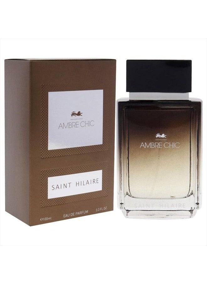 SAINT HILAIRE عطر أمبر شيك أو دي بارفان سبراي للرجال 3.4 أونصة  - Image 3