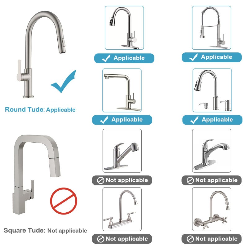 LONIN Stainless Steel Kitchen Sink Organizer Caddy â€“ Over Faucet Sponge & Brush Holder, Rust-Resistant, Adjustable Universal Fit Faucet Rack, Quick Drain Sink Space Saver - Image 5
